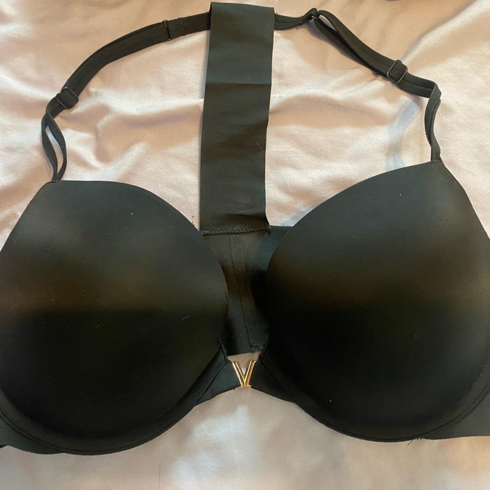 Victoria secret push up bra sz 36d front close excellent shape